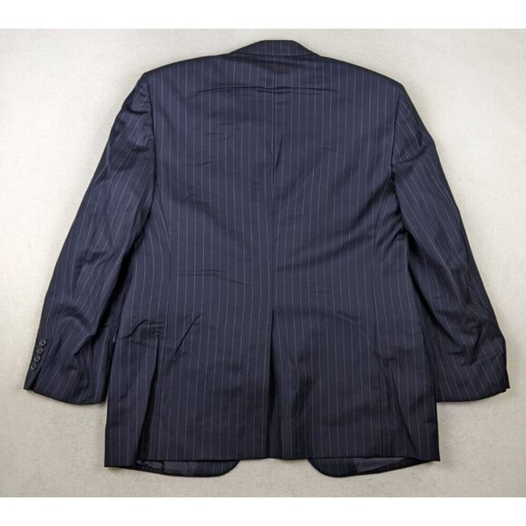 STAFFORD EXECUTIVE - MEN'S BLUE PINSTRIPE BLAZER JACKET SPORT COAT - SIZE 40R - Picture 12 of 12